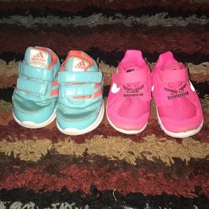 Baby girl Adidas and Nike shoe bundle 💞